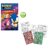 Sonic the Hedgehog Prime Ausmalbild + Aufkleberset