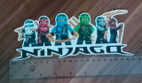 Lego Ninjago Aufkleber gross