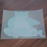 Pokemon Snorlax Bügelbild