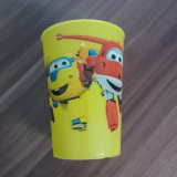 Super Wings Kinder Trinkbecher gelb 2er Pack