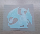 Pokemon Glurak Bügelbild