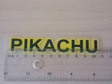 Pokemon Bügelbild Pikachu Schrift