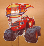 Blaze and the Monster Maschinen Bastelset Aufkleber für eine Schultüte