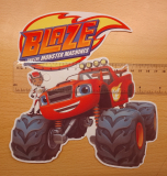 Blaze and the Monster Maschinen Bastelset Aufkleber für eine Schultüte