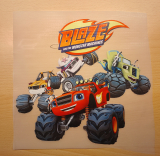 Blaze and Monsters Bügelbild