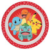 Pokémon Red Kunststoffteller