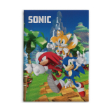 Sonic the Hedgehog Fleecedecke 100x140cm
