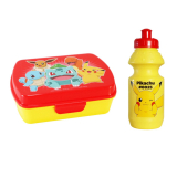 Pokemon Pikachu Lunchbox Kinder 2 teiliges Set Brotdose Trinkflasche 350 ml