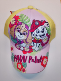 PAW PATROL Baseball Cap, Kappe Schirmmütze für Kinder, Mädchen verstellbar 52