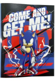 Sonic the Hedgehog Go A/4 Mappe mit Gummiband 6 Stück