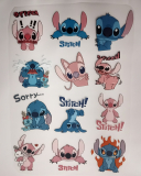 Disney Lilo und Stitch Bügelbilder Bögen