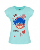Miraculous Ladybug Mädchen T-Shirt türkis 104