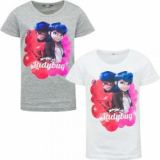 Miraculous Ladybug T-shirt grau 116